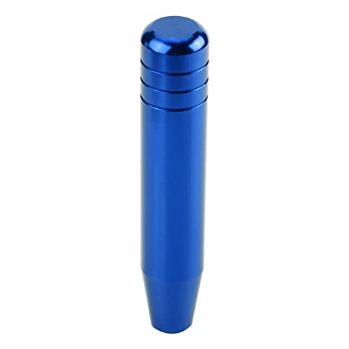 SUPYINI Universal Aluminiumlegierung Autokonträger Schaltknopf Handbuch Schalthebel Ersatz 18 Cm mit Ergonomischem Design für Handkomfort (Blau) von SUPYINI