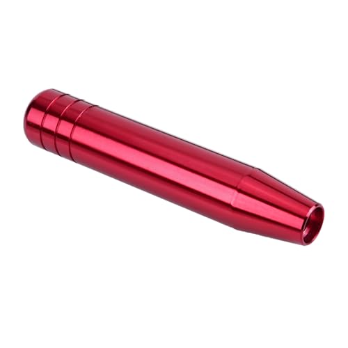 SUPYINI Universal Aluminiumlegierung Autokonträger Schaltknopf Handbuch Schalthebel Ersatz 18 Cm mit Ergonomischem Design für Handkomfort (Rot) von SUPYINI
