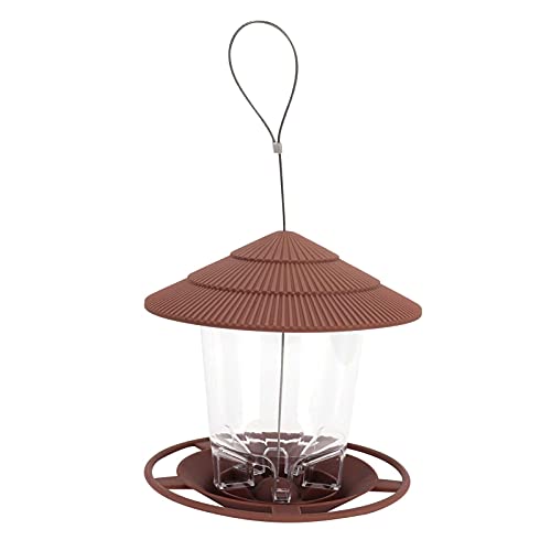 SUPYINI Vogelfutterstation Zum Aufhängen Am Dach, Vogelfutterstation, Futterwerkzeug für Garten, Hof, Außendekoration (#2) von SUPYINI
