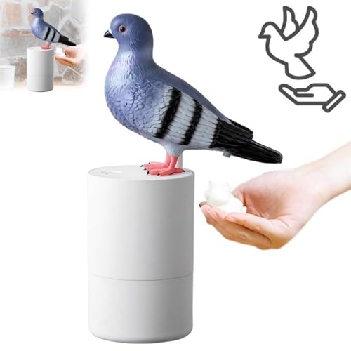 Seifenspender Taube, Soap Dispenser Automatic, Taube Seifenspender Automatisch Schaumseifenspender, Berührungsloser Induktions Seifenspender ABS Nachfüllbar für Küche Bad Flur Seifenspender Taube, Soap Dispenser Automatic, Taube Seifenspender Automatisch Schaumseifenspender, Berührungsloser Induktions Seifenspender ABS Nachfüllbar für Küche Bad Flur von SUPYINI