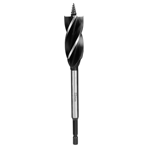 SUQIN 1/4 Zoll Sechskantschaft Schneckenbohrer 22mm x 165mm Professional Holzbohrer,Selbstvorschub Stahl Schlangenbohrer für Weichholz, Hartholz,Kunststoff SUQIN 1/4 Zoll Sechskantschaft Schneckenbohrer 22mm x 165mm Professional Holzbohrer,Selbstvorschub Stahl Schlangenbohrer für Weichholz, Hartholz,Kunststoff von SUQIN