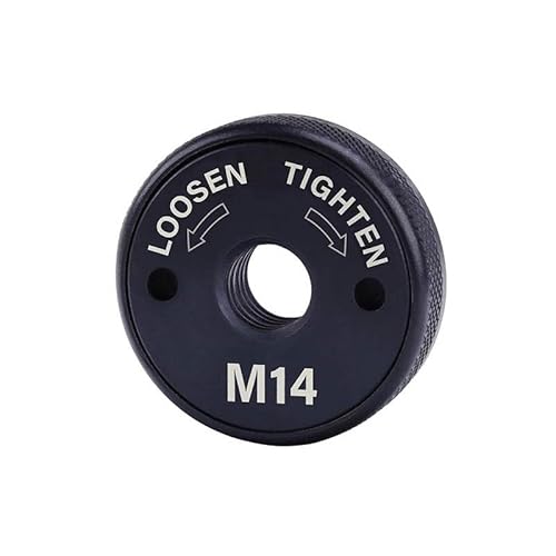 SUQIN 2 Stück Schnellspannmutter für Winkelschleifer M14 Spannmutter für alle Winkelschleifer von AEG,Makita, Decker, Flex, Metabo,Hitachi etc,Winkelschleifer Zubehör von SUQIN