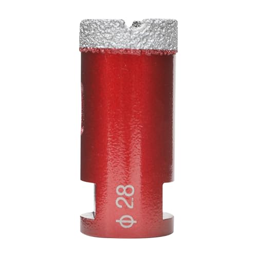 SUQIN Diamant Fliesenbohrer 28mm,M14 Gewinde Winkelschleifer Diamantbohrer Lochsäge zum Bohren von Fliesen, Glas, Marmor, Granit, Feinsteinzeug von SUQIN