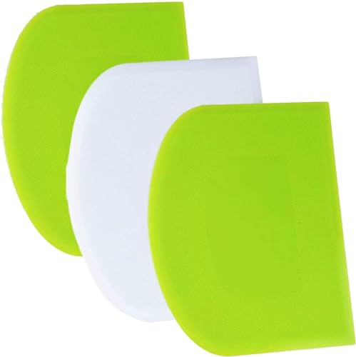 SURDOCA Teigschaber Teigkarte Teigschneider Teigspachtel, 3P 5.9x4.3" Kunststoff BPA Frei Flexibel Scharfe Kante Ecken Anti-Rutsch Kuchenschaber, Backen Zubehör Dekorationswerkzeuge Modellierwerkzeug SURDOCA Teigschaber Teigkarte Teigschneider Teigspachtel, 3P 5.9x4.3" Kunststoff BPA Frei Flexibel Scharfe Kante Ecken Anti-Rutsch Kuchenschaber, Backen Zubehör Dekorationswerkzeuge Modellierwerkzeug von SURDOCA