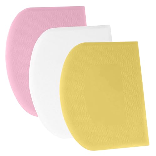 SURDOCA Teigschaber Teigkarte Teigschneider Teigspachtel Teigschaberkarte - 3P 7.1x4.9" PE-Kunststoff BPA Frei Flexibel Scharfe Kante Ecken Anti-Rutsch Kuchenschaber Backen Zubehör Modellierwerkzeug SURDOCA Teigschaber Teigkarte Teigschneider Teigspachtel Teigschaberkarte - 3P 7.1x4.9" PE-Kunststoff BPA Frei Flexibel Scharfe Kante Ecken Anti-Rutsch Kuchenschaber Backen Zubehör Modellierwerkzeug von SURDOCA