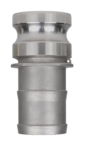 SURE TEC Kamlock Kupplungen Typ E Adapter mit Schlauchtülle (Edelstahl, 1") von SURE TEC