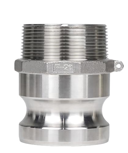 SURE TEC Kamlock Kupplungen Typ F Adapter mit Außengewinde (Edelstahl, 3") von SURE TEC
