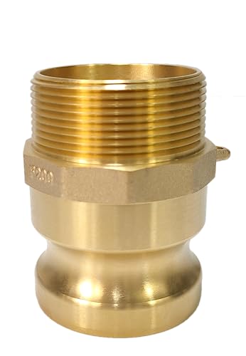 SURE TEC Kamlock Kupplungen Typ F Adapter mit Außengewinde (Messing, 1") von SURE TEC