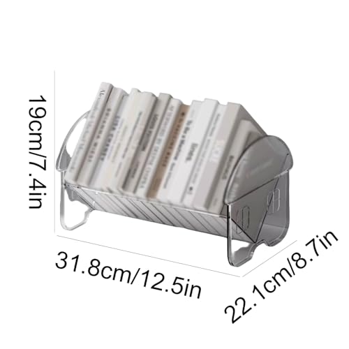 Platz sparen Kunststoff Desktop -Buchhandel Easy Clean Desktop Bücherregal Multifunktional Desktop Bücherregal Neigung Desktop Bücherregal stabil von SUREK