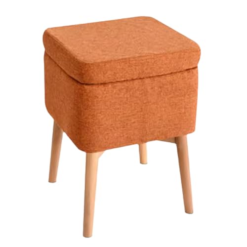 Robust Fasermischung Osmanen entfernbare waschbare Speicher -Ottomane mit Holzbeinen versteckte Aufbewahrung Fuß Ruhhocker 12,9 x 18,5 Zoll Platz sparen Robust Fasermischung Osmanen entfernbare waschbare Speicher -Ottomane mit Holzbeinen versteckte Aufbewahrung Fuß Ruhhocker 12,9 x 18,5 Zoll Platz sparen von SUREK