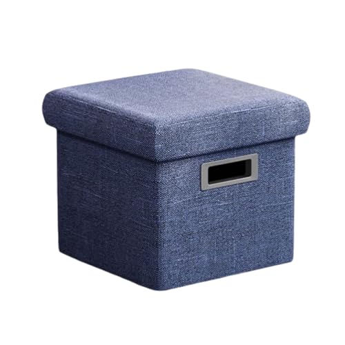Robust Polyester -Osmanen Faltbare Fußhocker versteckte Aufbewahrung Ottoman moderner Platz gepolstert Ottoman Fußruhe Platz sparen von SUREK