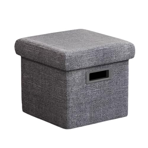 Robust Polyester -Osmanen Faltbare Fußhocker versteckte Aufbewahrung Ottoman moderner Platz gepolstert Ottoman Fußruhe Platz sparen von SUREK