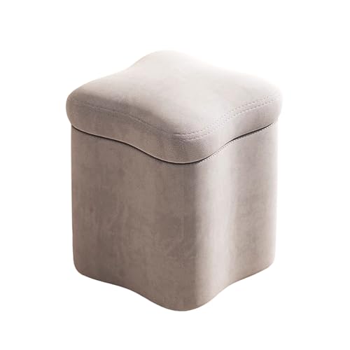 Robust Polyester-Osmanen mit Holzrahmen Multifunktional Eitelkeithocker sparen Raumschemel für Wohnzimmer Schlafzimmer Couch Platz sparen von SUREK