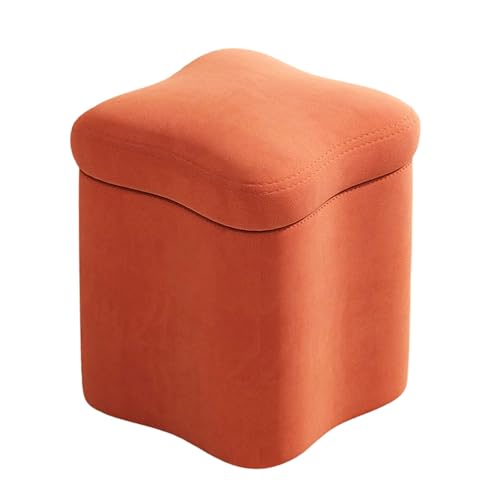 Robust Polyester-Osmanen mit Holzrahmen Multifunktional Eitelkeithocker sparen Raumschemel für Wohnzimmer Schlafzimmer Couch Platz sparen von SUREK