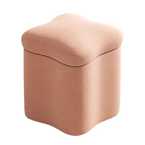 Robust Polyester-Osmanen mit Holzrahmen Multifunktional Eitelkeithocker sparen Raumschemel für Wohnzimmer Schlafzimmer Couch Platz sparen von SUREK