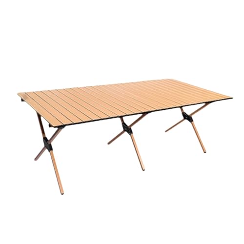 SUREK Campingtisch aus Kohlenstoffstahl, tragbarer Tisch, rechteckiger Picknicktisch, Klapptisch for den Außenbereich(Extra Large) von SUREK