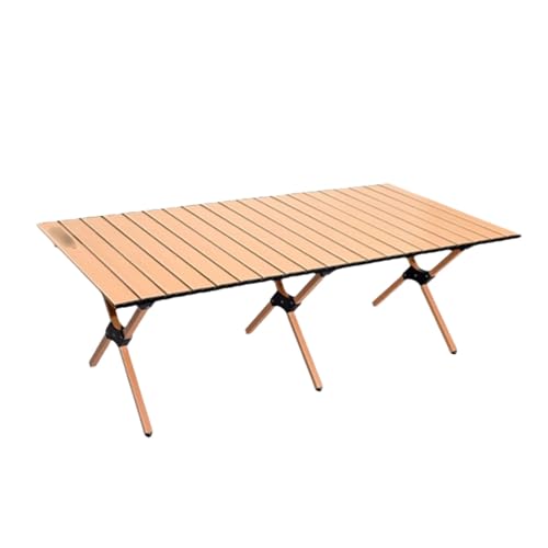 SUREK Campingtisch aus Kohlenstoffstahl, tragbarer Tisch, rechteckiger Picknicktisch, Klapptisch for den Außenbereich(L) von SUREK