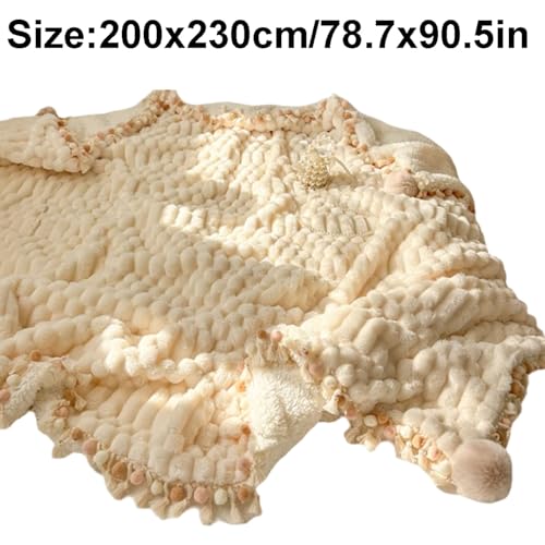 SUREK Waschbar Polyester Wurfdecke Flauschige Dicke warme Wurfdecke weiche Bequeme Bettdecke für Couchsofa Bett Reise nach Hause Komfort SUREK Waschbar Polyester Wurfdecke Flauschige Dicke warme Wurfdecke weiche Bequeme Bettdecke für Couchsofa Bett Reise nach Hause Komfort von SUREK