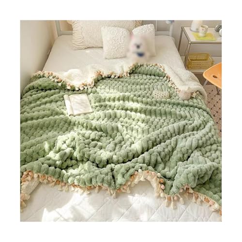 SUREK Waschbar Polyester Wurfdecke Flauschige Dicke warme Wurfdecke weiche Bequeme Bettdecke für Couchsofa Bett Reise nach Hause Komfort von SUREK