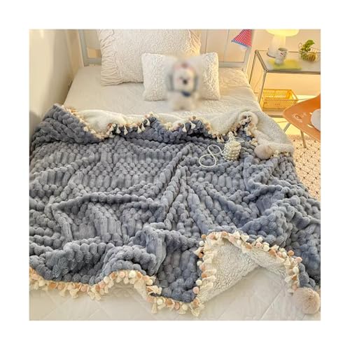SUREK Waschbar Polyester Wurfdecke Flauschige Dicke warme Wurfdecke weiche Bequeme Bettdecke für Couchsofa Bett Reise nach Hause Komfort SUREK Waschbar Polyester Wurfdecke Flauschige Dicke warme Wurfdecke weiche Bequeme Bettdecke für Couchsofa Bett Reise nach Hause Komfort von SUREK