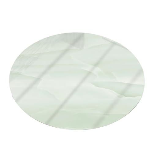 SUREK Wiederverwendbar Kunststoff -Tischdecke Mode -Tischdecke Home Tischdecke Reinbare Tischdecke Cuttable Runde Tischdecke 95 cm/37.4in waschbar SUREK Wiederverwendbar Kunststoff -Tischdecke Mode -Tischdecke Home Tischdecke Reinbare Tischdecke Cuttable Runde Tischdecke 95 cm/37.4in waschbar von SUREK
