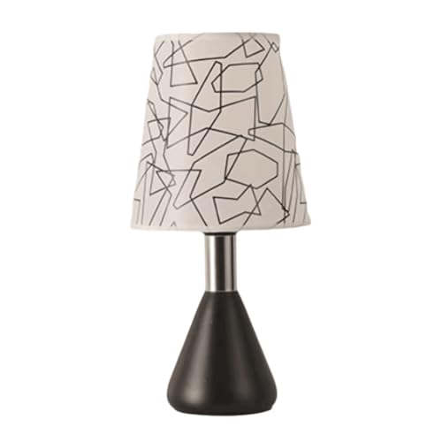 Schöne Eisen Tischlampe Dimmbare Tischlampe Stoff Lampenschirm Tischlampe Plug-In Schlafzimmer Nachttischlampe Retro Tischlampe leicht von SUREK
