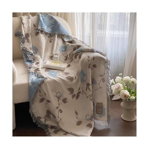 Waschbar Baumwollwurf Decke weich warmes dünne Bettdecke Dekorative Decke Wurf für Couchsofa Stuhl Bett Camping Picknick Komfort Waschbar Baumwollwurf Decke weich warmes dünne Bettdecke Dekorative Decke Wurf für Couchsofa Stuhl Bett Camping Picknick Komfort von SUREK