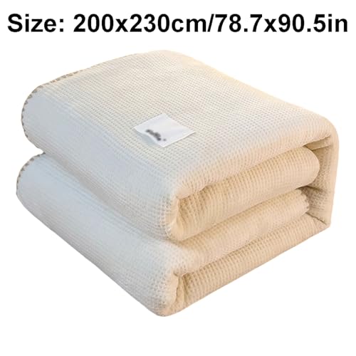 Waschbar Fasermischturte Decke atmungsable leichte Bettdecke Karierte Decke für Couchsofa Stuhl Bett Camping Picknick Komfort von SUREK