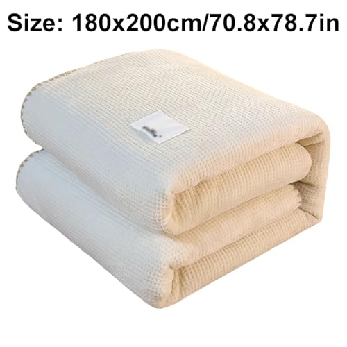 Waschbar Fasermischturte Decke atmungsable leichte Bettdecke Karierte Decke für Couchsofa Stuhl Bett Camping Picknick Komfort Waschbar Fasermischturte Decke atmungsable leichte Bettdecke Karierte Decke für Couchsofa Stuhl Bett Camping Picknick Komfort von SUREK