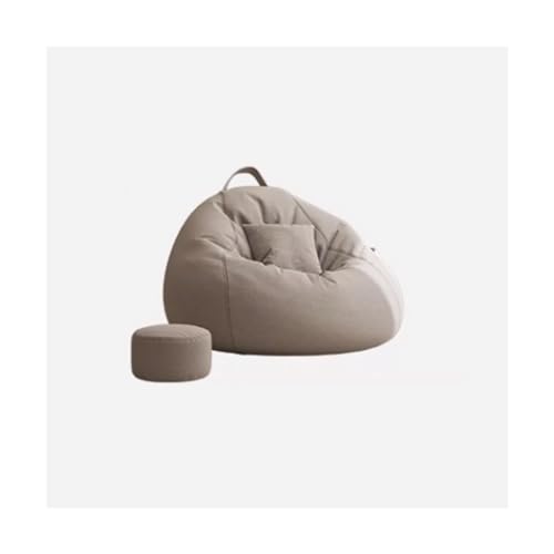 Waschbarer weicher Sitzsack-Sessel Lazy Sofa mit Fußstütze und Kissen Indoor Lounge Chair Outdoor Balkon Sitzsack Pouf mit Füllung Weich Waschbarer weicher Sitzsack-Sessel Lazy Sofa mit Fußstütze und Kissen Indoor Lounge Chair Outdoor Balkon Sitzsack Pouf mit Füllung Weich von SUREK