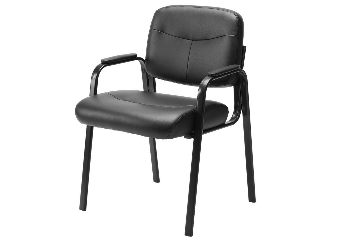 SURFOU Besucherstuhl Konferenzstuhl Freischwinger mit Armlehne Bürostuhl (1 St), Chefsessel Schreibtischstuhl Stuhl Office Chair Computerstuhl von SURFOU