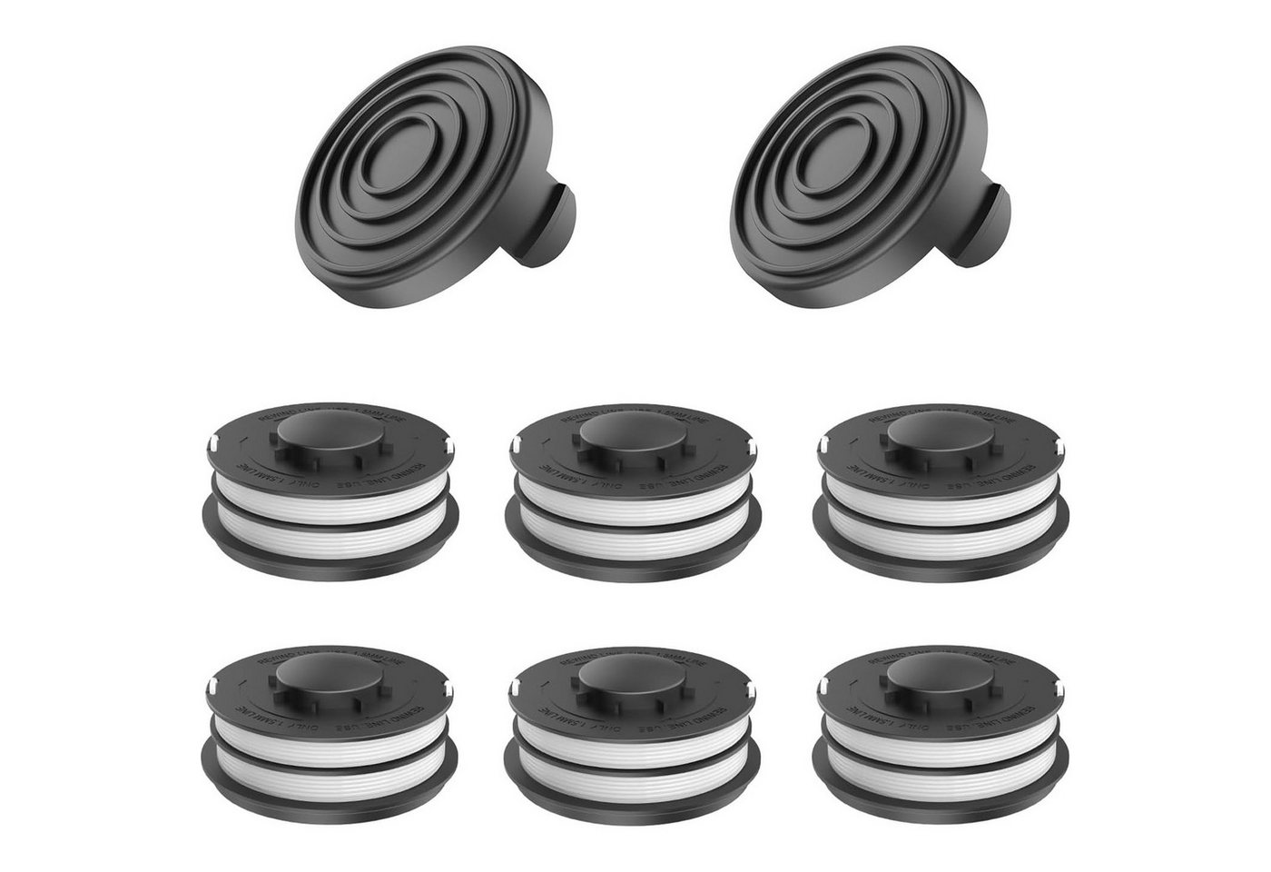 SURFOU Fadenspule 6 Stück Fadenspule Passend mit Spulendeckel Φ1.6mm 10m Nylon Spulen, Ersatzspule für EINHELL ALDIGARDENLINE HOFER Rasentrimmer SURFOU Fadenspule 6 Stück Fadenspule Passend mit Spulendeckel Φ1.6mm 10m Nylon Spulen, Ersatzspule für EINHELL ALDIGARDENLINE HOFER Rasentrimmer von SURFOU
