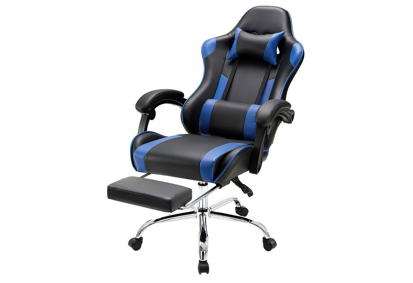 SURFOU Gaming Chair Stuhl PU-Leder Sessel Computerstuhl Computer Bürostuhl Office Chair (Racing Gamer Stuhl 113kg), Belastbarkeit 90-120°Rückenlehne Einstellbar Ergonomischer von SURFOU
