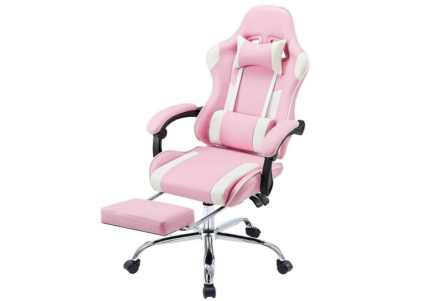 SURFOU Gaming Chair Stuhl PU-Leder Sessel Computerstuhl Computer Bürostuhl Office Chair (Racing Gamer Stuhl 113kg), Belastbarkeit 90-120°Rückenlehne Einstellbar Ergonomischer von SURFOU