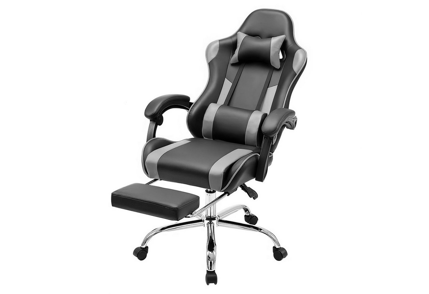 SURFOU Gaming Chair Stuhl PU-Leder Sessel Computerstuhl Computer Bürostuhl Office Chair (Racing Gamer Stuhl 113kg), Belastbarkeit 90-120°Rückenlehne Einstellbar Ergonomischer von SURFOU