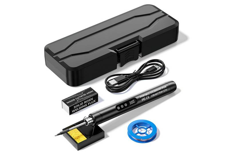 SURFOU Lötkolben Set Akku Soldering Iron Holzbrennstift Lötset, Löten Lötpistole Holz Lötgerät Soldering Kit USB Skulptur von SURFOU