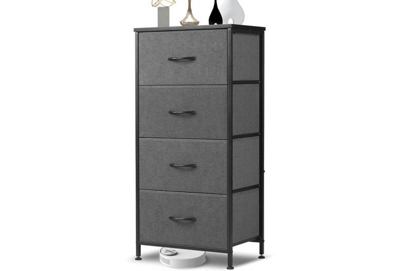 SURFOU Sideboard Kommode mit 4 Schubladen Sideboard Mehrzweckschrank Schubladenschrank, für Schlafzimmer, Wohnzimmer, Kinderzimmer, Flur, Aufbewahrungsschrank von SURFOU