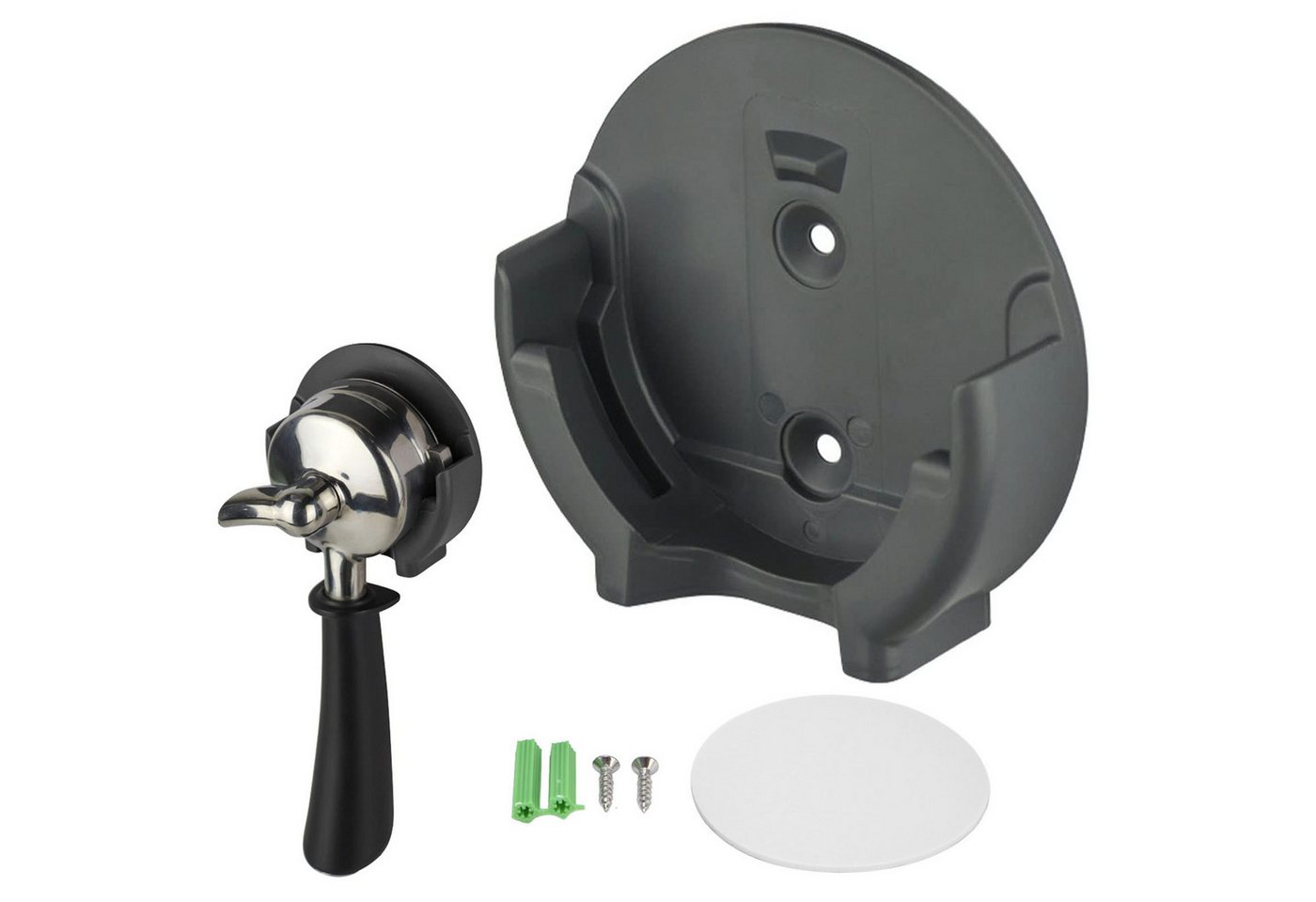 SURFOU Tamper Wandmontierter Kaffee-Tamper-Halter Kaffee Siebträger Wandhalterung, ABS, selbstklebend & bohrbar, 58 mm, Schwarz SURFOU Tamper Wandmontierter Kaffee-Tamper-Halter Kaffee Siebträger Wandhalterung, ABS, selbstklebend & bohrbar, 58 mm, Schwarz von SURFOU