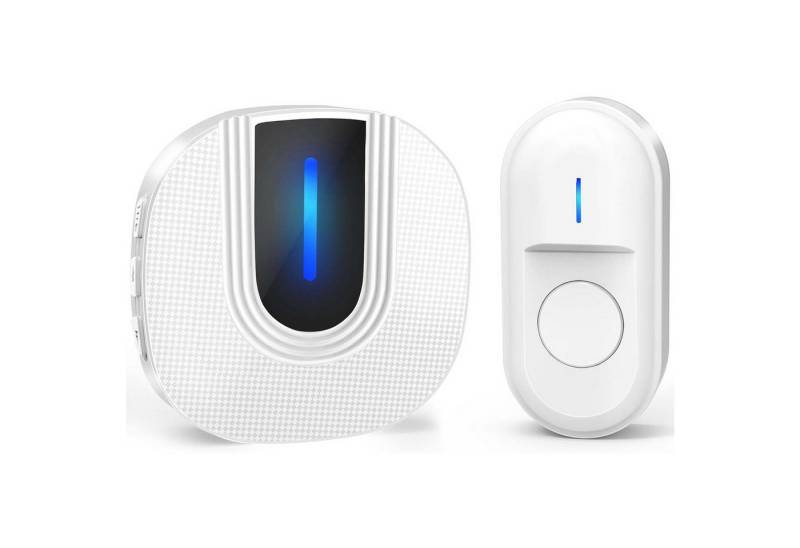 SURFOU Türklingel-Set Funkklingel Kabellos Wasserdicht Türklingel 400m Reichweite 110dB 1T1, Aussen Batteriebetrieben Klingelanlage Außen Funk Klingel Haustür SURFOU Türklingel-Set Funkklingel Kabellos Wasserdicht Türklingel 400m Reichweite 110dB 1T1, Aussen Batteriebetrieben Klingelanlage Außen Funk Klingel Haustür von SURFOU