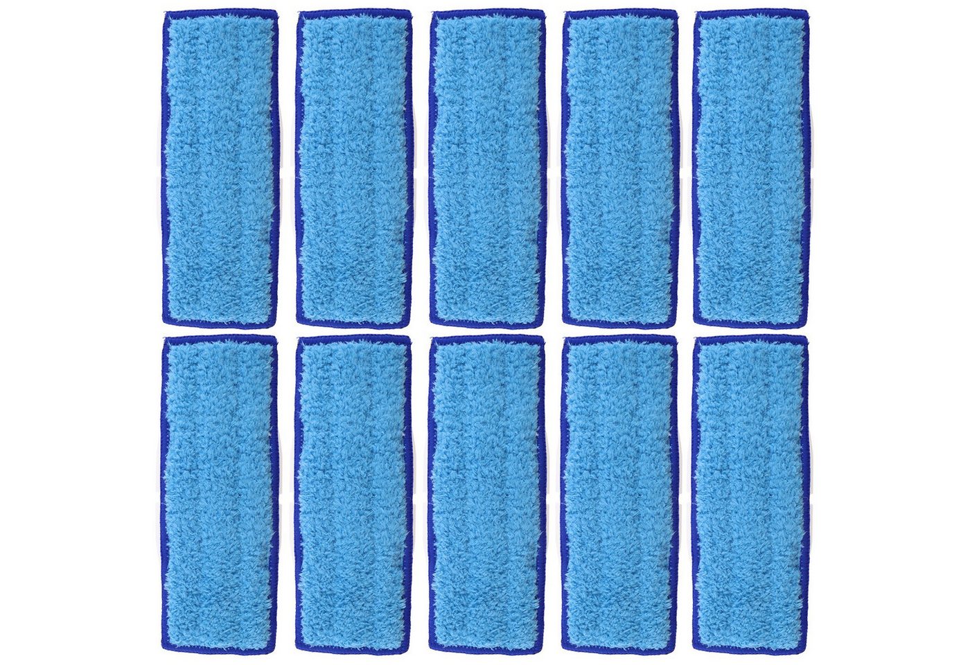 SURFOU Wischmopp 10 Stück Ersatz Mopp Pads für Braava Jet 240/241 – Wiederverwendbar, 18,5*7cm, Waschbar, langlebig & leicht zu reinigen von SURFOU