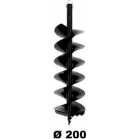Suricut - gt Garden Profi Erdlochbohrer Pfahlbohrer Pfostenbohrer Ersatzbohrer für Erdbohrgerät, Stahl, Durchmesser 200mm von SURICUT