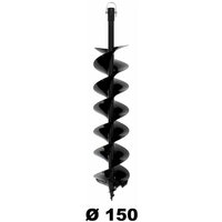 Suricut - gt Garden Profi Erdlochbohrer Pfahlbohrer Pfostenbohrer Ersatzbohrer für Erdbohrgerät, Stahl, Durchmesser 150mm von SURICUT