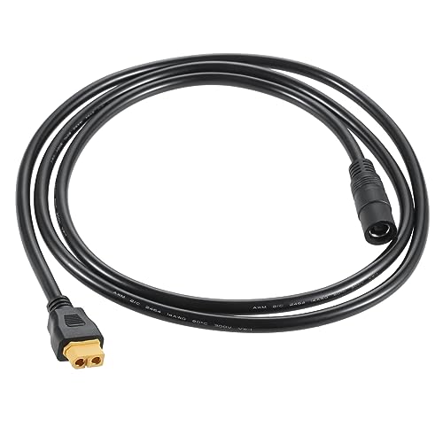 SURIEEN DC 8 mm auf XT60 Stromkabel,1.5M 14 AWG XT60 Buchse Adapterkabel für Solarmodul, tragbare Kraftstation, Solargenerator(DC 8mm Female) von SURIEEN