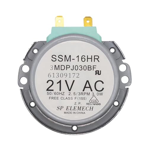 SURPOUF DE31-10172C Mikrowellen-Drehtellermotor SSM-16HR passend für Samsung ersetzt 41208011 MDPJ030BF von SURPOUF