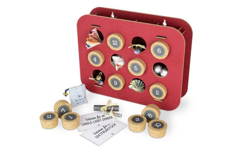 SURPRISA Kalender zum Selbstbasteln Geschenk Kalender, Kreative Geschenkverpackung - 12 individuelle Geschenke von SURPRISA