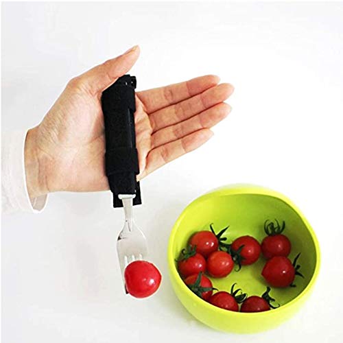 SUSHOP Comfort Grip Besteck - Disability Essen Aids - Ideal für ältere Menschen, Behinderte oder die Leiden mit Tremors und zitternden Händen - Adaptive Utensil - Anti-Shake Gabeln/Löffel,Fork von SUSHOP