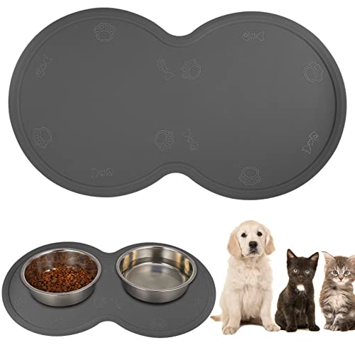 SUSSURRO Hundefuttermatte, Futternapf-Matte für Böden, Silikon, rutschfest, verhindert Schmutz auf dem Boden, leicht zu reinigen von SUSSURRO