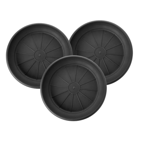 3er Set Untersetzer Ø 25 cm, für Blumentöpfe Ø 30 cm, Passgenau & Stabil, Farbe: Anthrazit, Made in Germany 3er Set Untersetzer Ø 25 cm, für Blumentöpfe Ø 30 cm, Passgenau & Stabil, Farbe: Anthrazit, Made in Germany von SUSTANIA