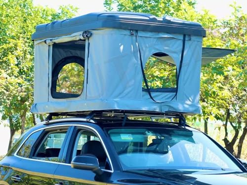 Hardtop Dachzelt (Hartschalen Universal-Dach-Zelt), wasserdichter lichtdichter Stoff 600D 230g/qm, Autodachzelt von SUTTER