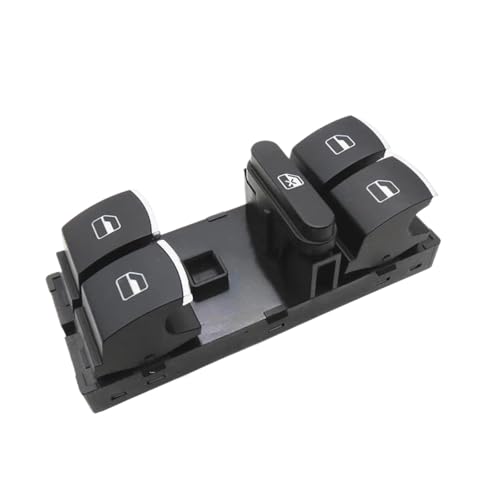 Fensterheber Hauptschalter Steuerknopf Für Jetta Für Tiguan Für Golf GTI MK5 MK6 Für Passat B6 CC 5ND959857 Fensterschalter-Taste(Chrom) von SUTVCM